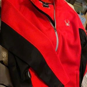 Spyder Men’s Med. Racing Red zip jacket